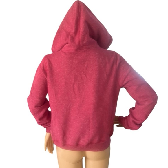 Abercrombie & Fitch Red Hoodie Hooded Sweatshirt - Picture 3 of 4
